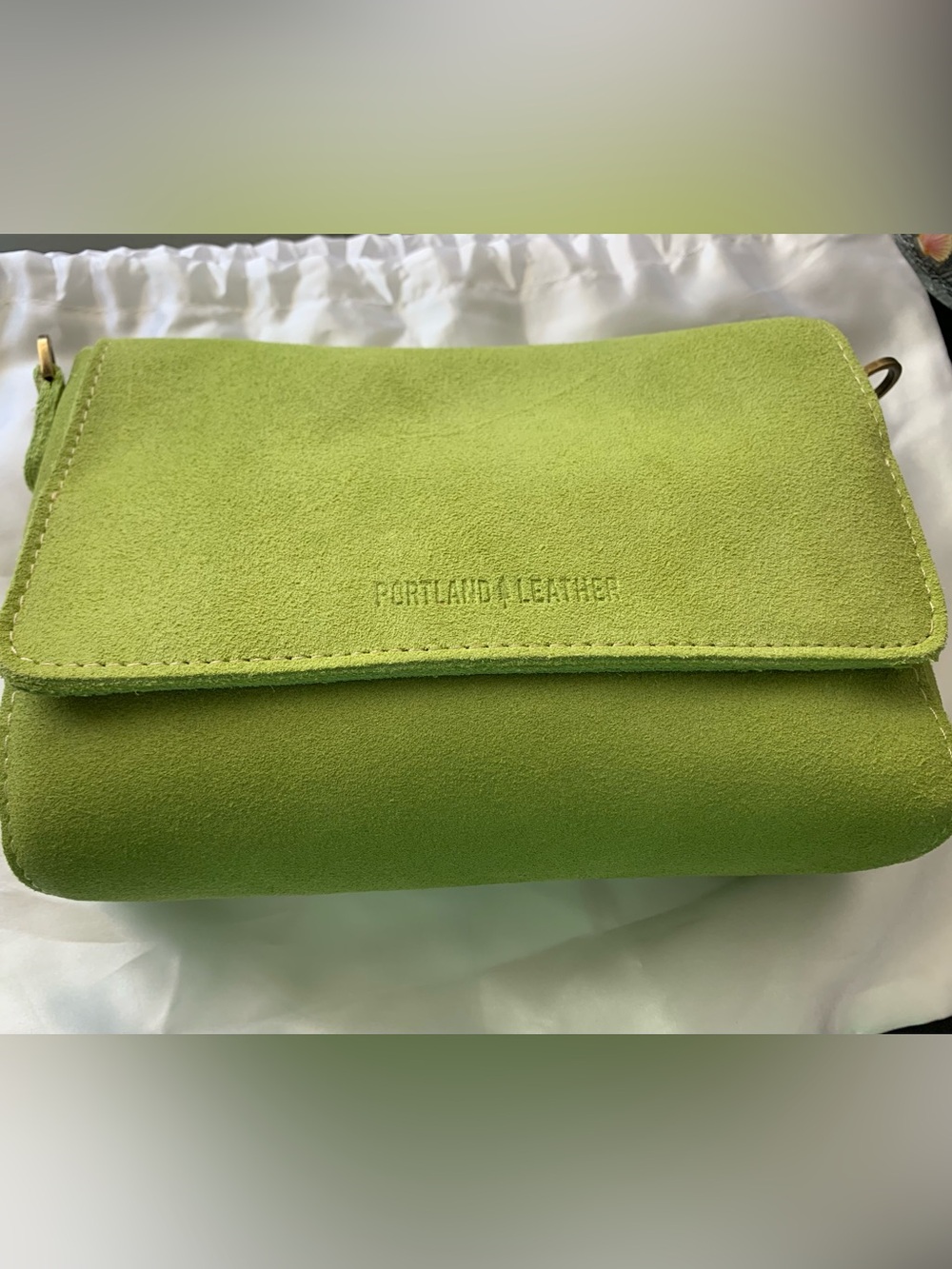 Portland Leather Goods Medium Metro--LIME - Picture 12 of 13
